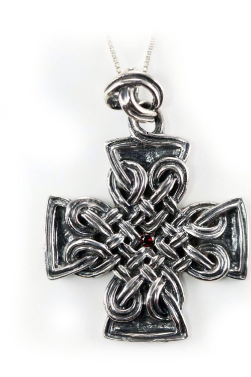 Vintage Sterling Silver Cross Pendant