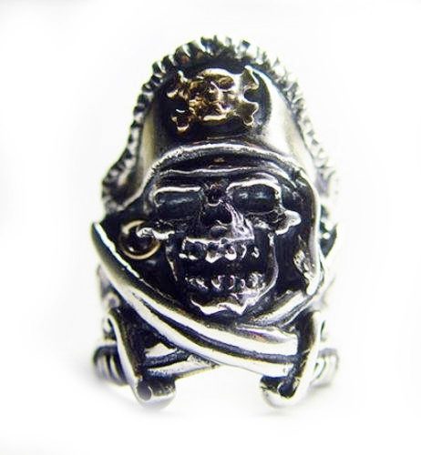 Pirate Skull Silver V5 Silver Ring