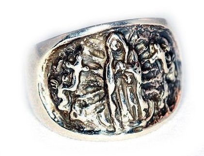 Lady of Guadalupe Sterling Silver Ring