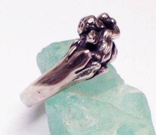Angel Small Silver Ring 2