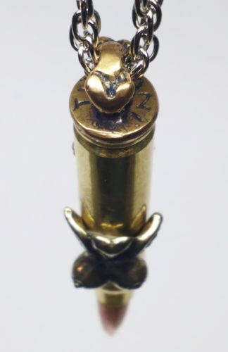 Love Bullet “Breast With Wings” Silver Pendant 2