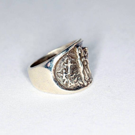 Lady of Guadalupe Sterling Silver Ring 2