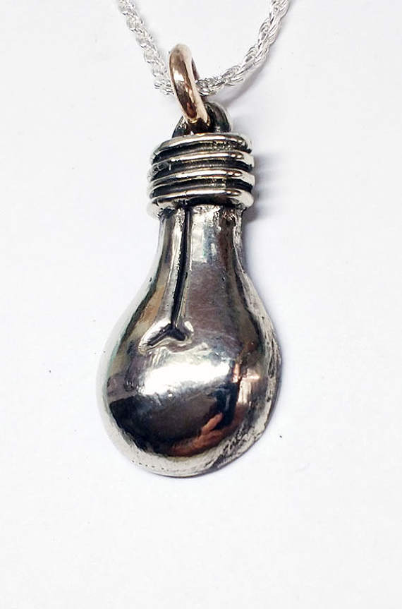 Lamp (Lady Body) Silver Pendant 2