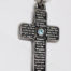 Lord’s Prayer Silver Cross With Birth Stone English