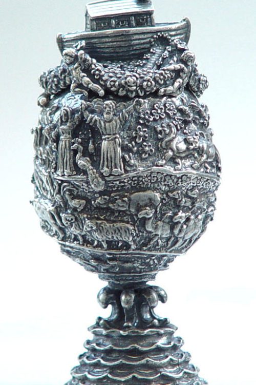 Noah’s Ark Sterling Silver Egg