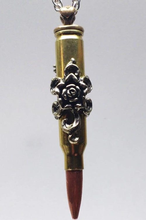 Love Bullet “Rossy” Rose Silver Pendant