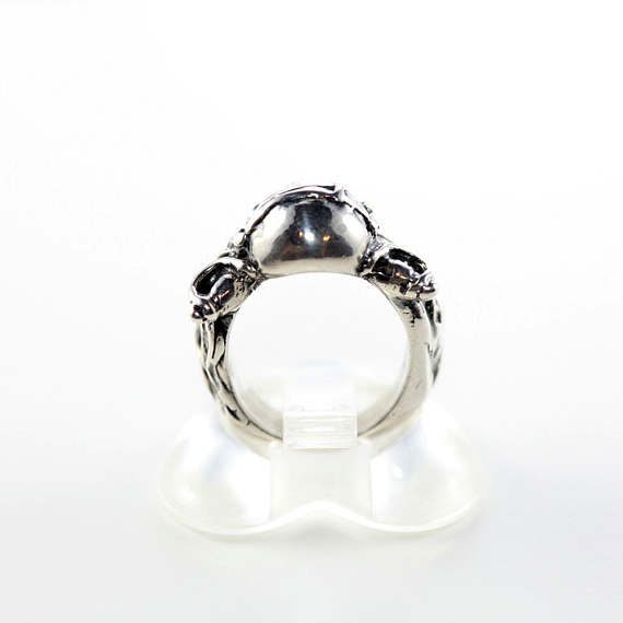 Small Pirate Sterling Silver Ring 3
