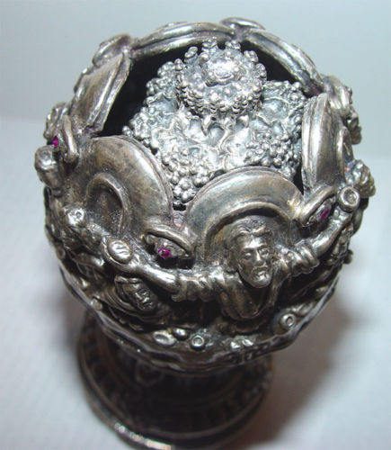 The Last Supper Sterling Silver Egg 5