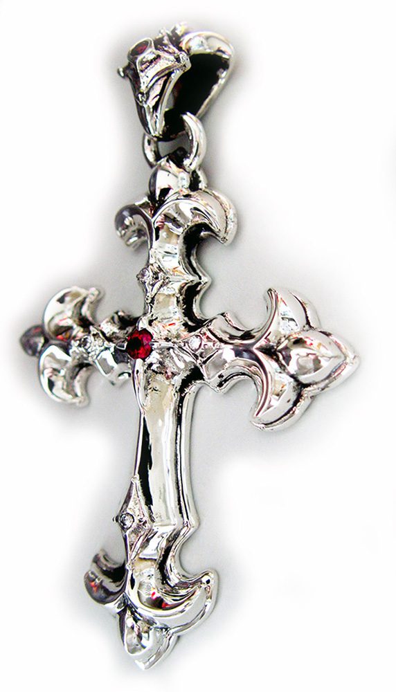 Gothic Silver Cross 2
