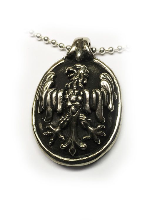 Eagle Shield Sterling Silver Pendant