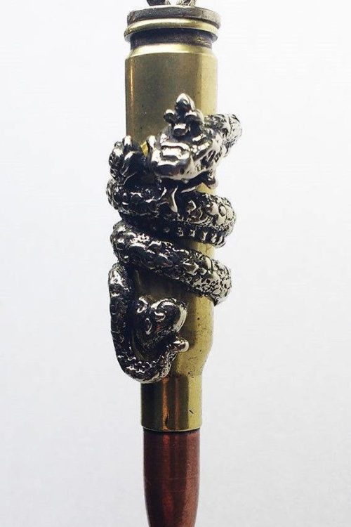 Zodiac Love Bullet “Snake” Silver Pendant