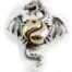 Dragon Yin-Yang pendant