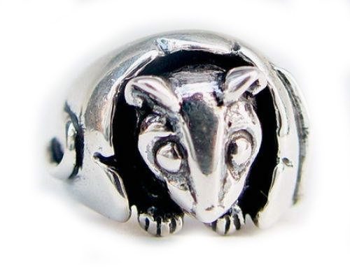 Rat Year V2 Sterling Silver Ring