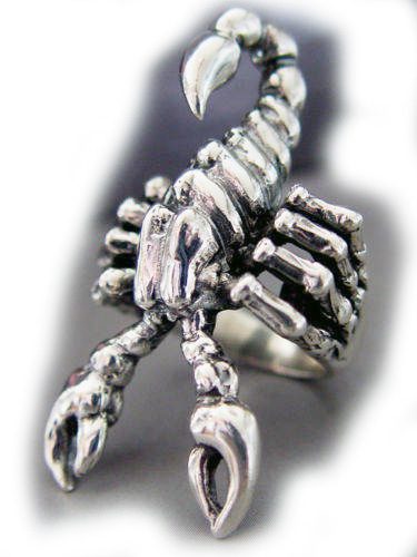 Scorpion Poison Sterling Silver Ring