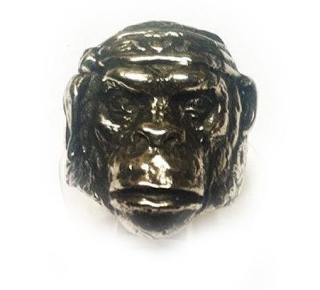 Gogo Monkey Silver Ring