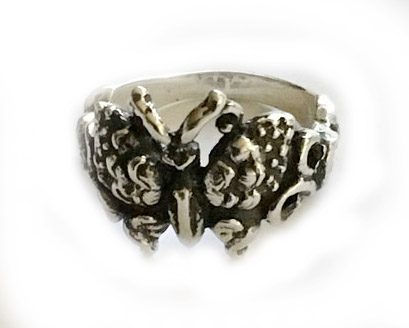 Butterfly Sterling Silver Ring 4