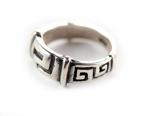 Pattern Sterling Silver Ring