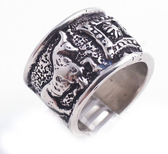 Ox Erebuni V1 Sterling Silver Ring