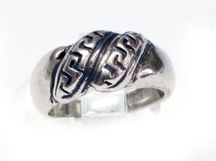 Ancient Design Silver Ring V4