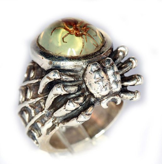 Spider Sterling Silver Ring