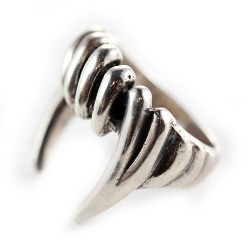 Monster Fang Sterling Silver Ring