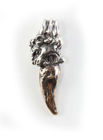 Lion Fang Sterling Silver Pendant