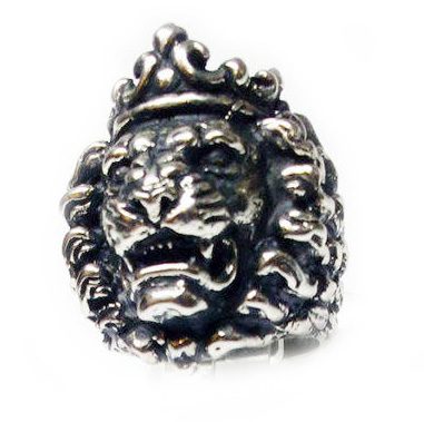 King Of Lions Silver Ring