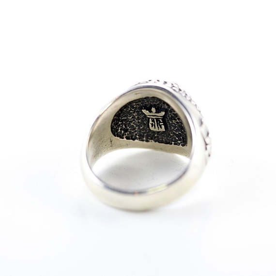 Armenian Coat of Arms Sterling Silver Ring 3