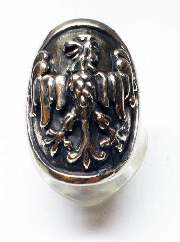 Eagle Shield Silver Ring