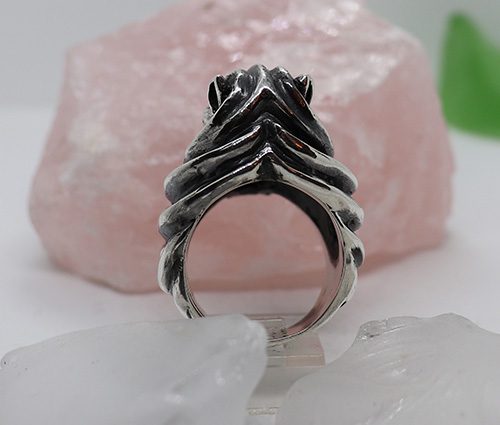 Horse Head Silver Ring 6
