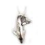 Diving Dolphin Sterling Silver Pendant
