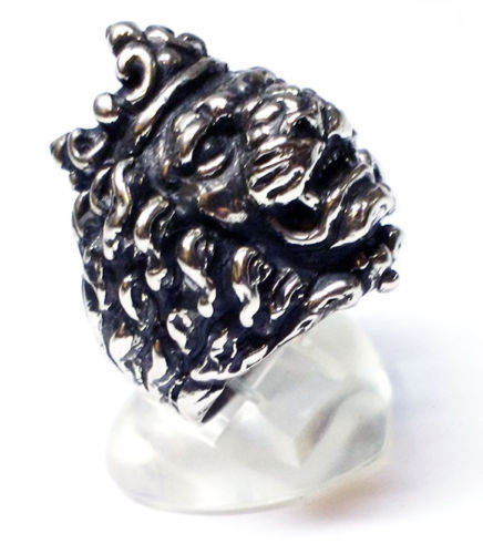 King Of Lions Silver Ring 4