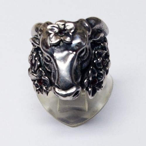 Ox Silver Ring 2