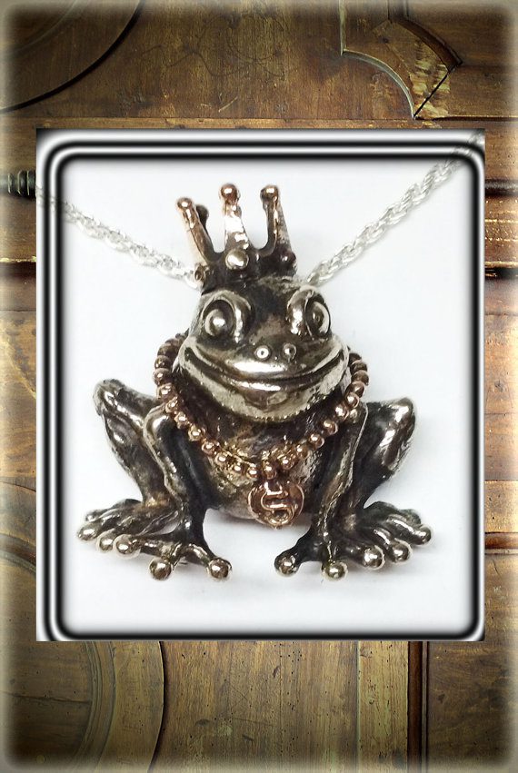 The Frog Prince Silver Pendant 2