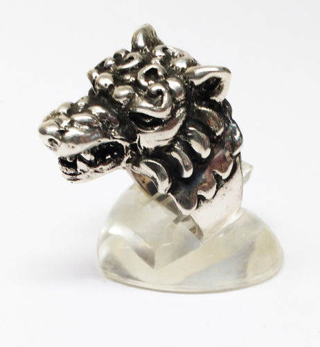 Wolf Silver Ring 3
