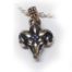 The Ram Silver Pendant with Sapphire V1 Big