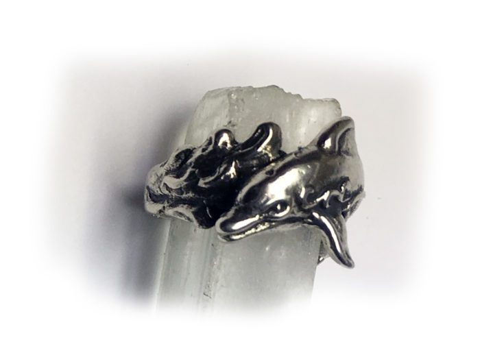 Dolphin Sterling Silver Ring 2