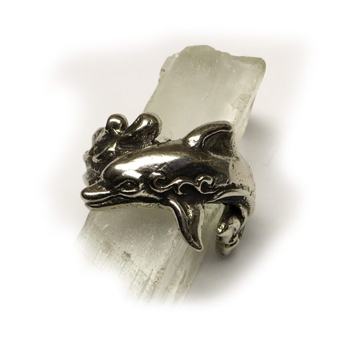 Dolphin Sterling Silver Ring 5