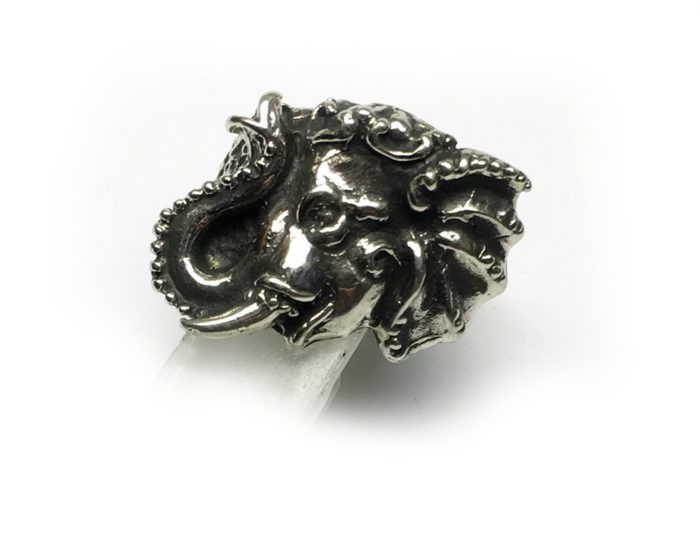 Elephant Good Luck Sterling Silver Ring 2