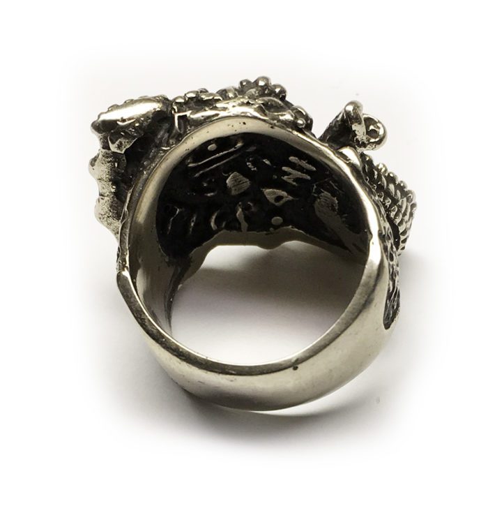 Elephant Good Luck Sterling Silver Ring 4