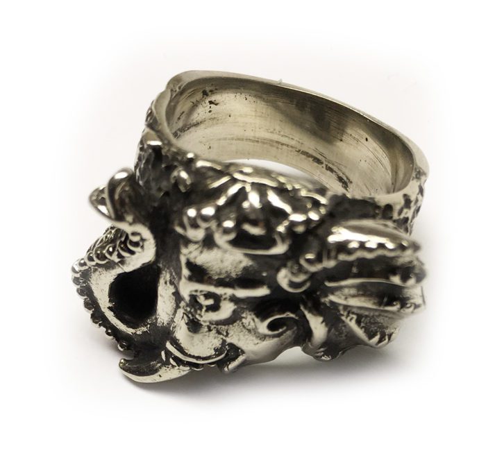 Elephant Good Luck Sterling Silver Ring 5