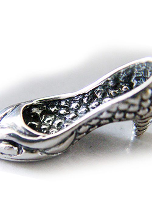 Snake Shoe Silver Pendant