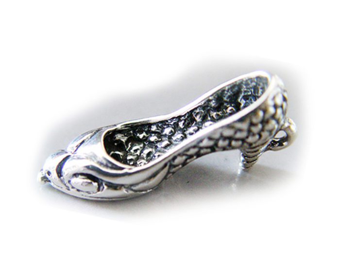 Snake Shoe Silver Pendant