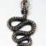 Moveable Snake Silver Pendant