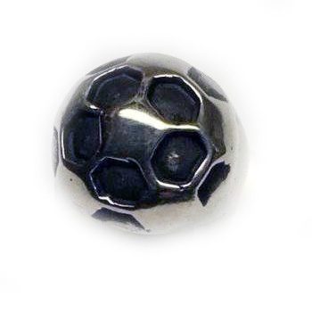 Soccer Ball Sterling Silver Ring