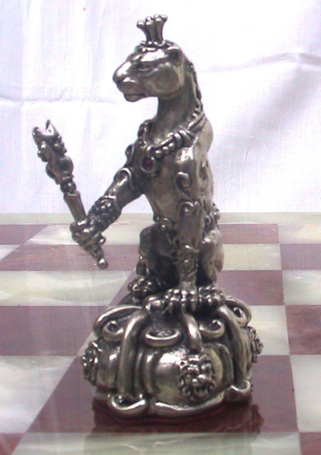 Tigrani “Animal Kingdom” Sterling Silver Chess set 3