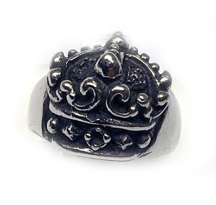 Crown Sterling Silver Ring