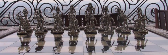 Tigrani Prehistorical Sterling Silver Chess set 2