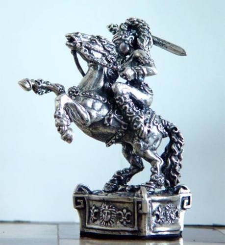 Tigrani Amazon Sterling Silver Chess set 9