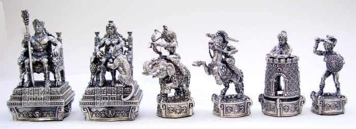 Tigrani Amazon Sterling Silver Chess set 8